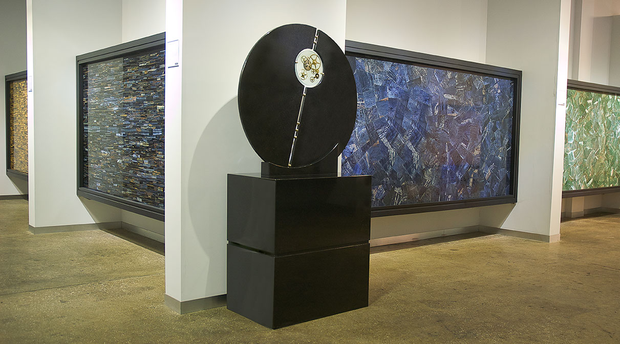 Forces Elemental a Kinetic Stone Sculpture