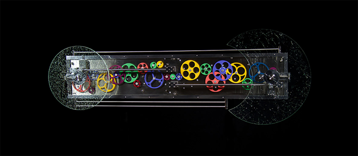 Sculpture Artist Andrea Davide created this kinetic gear art Sculpture Artist Andrea Davide created this kinetic gear art