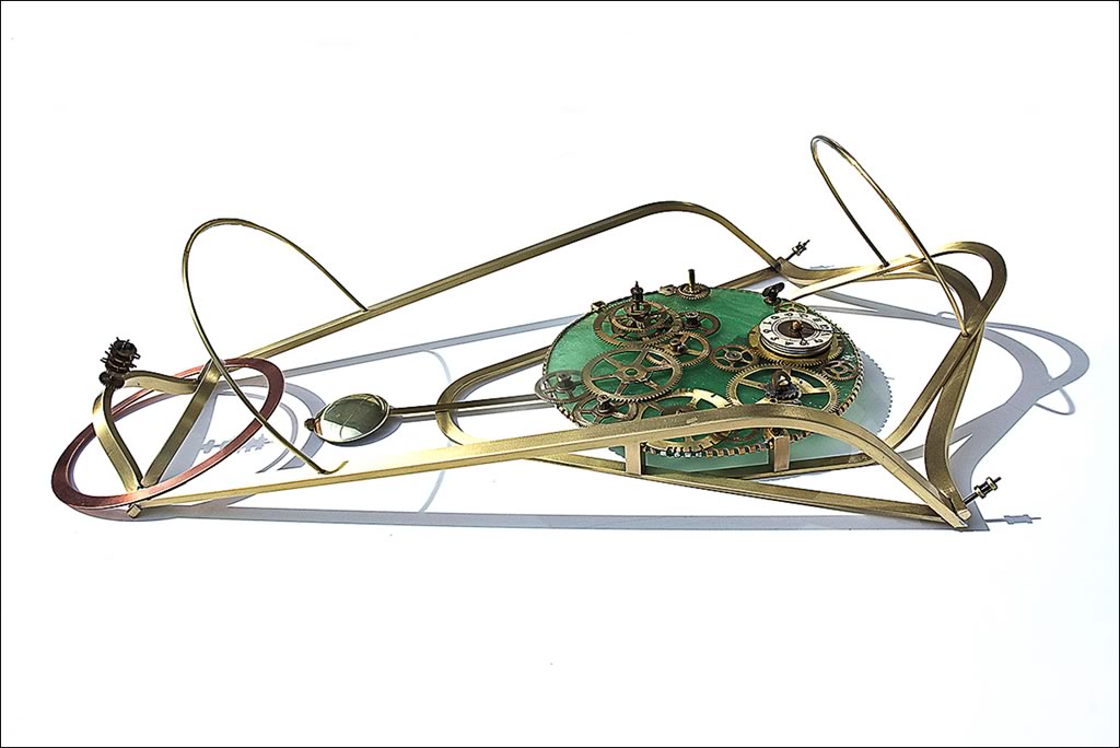 Kinetic Sculpture Artist Andrea Davide displays another kinetic artwork