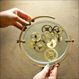 Kinetic Sculpture Artist Andrea Davide displays another kinetic artwork