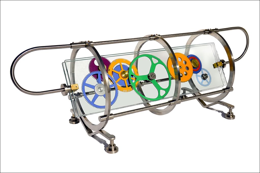 Kinetic Sculpture Artist Andrea Davide displays another kinetic artwork